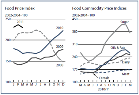 FAO Food price index March 2011